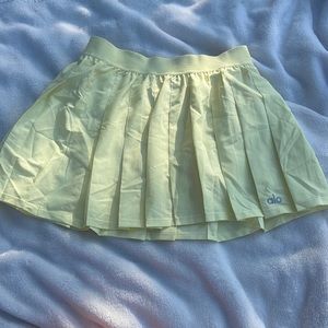 Yellow Alo tennis skirt